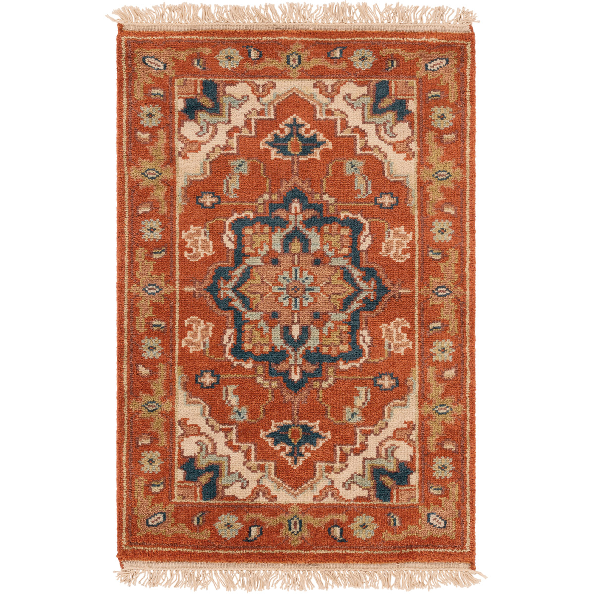 Surya ZEU7805-23 Zeus 36 X 24 inch Brick Red Rug in 2 x 3, Rectangle