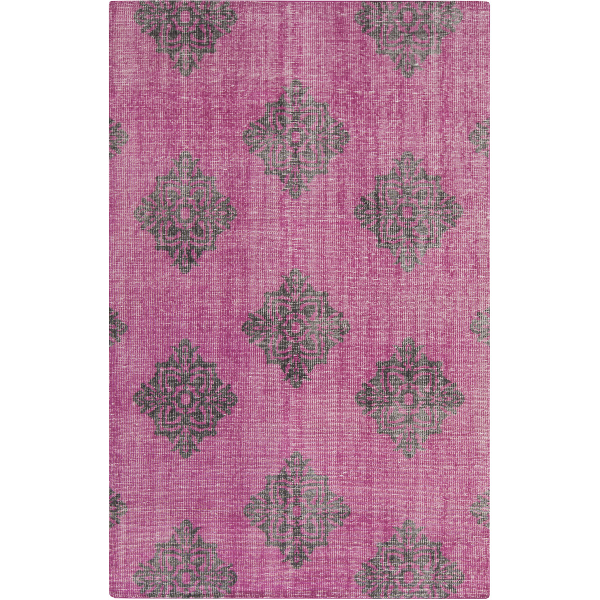 Surya ZHA4022-5686 Zahra 102 X 66 inch Purple and Black Area Rug, Wool