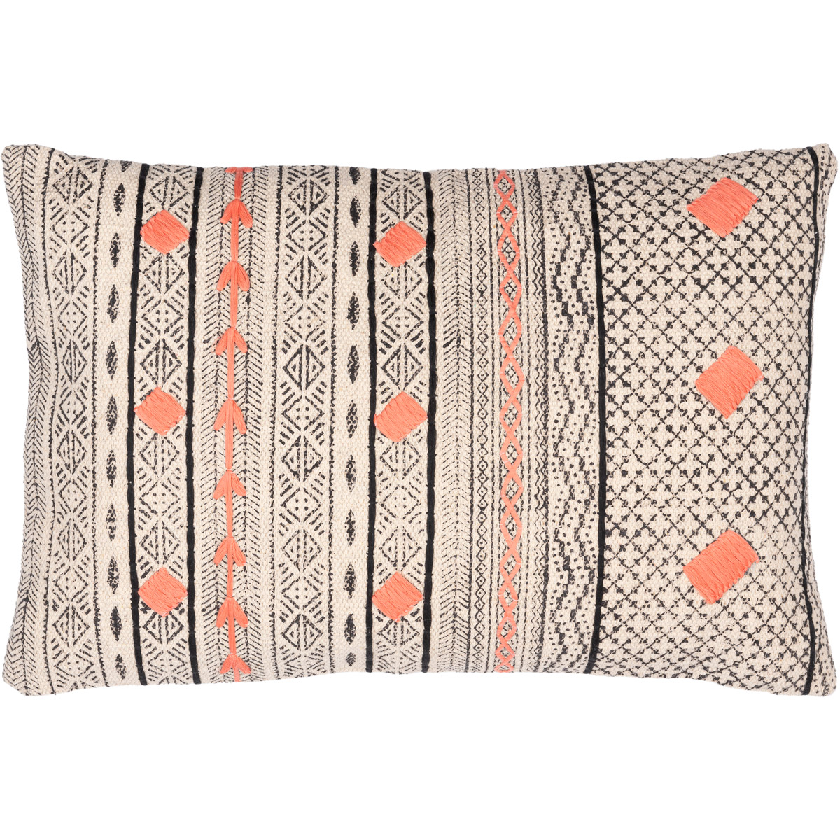 ZYA001-1624P 16 x 24 in. Zoya Hand Woven Pillow Kit - Multi Color