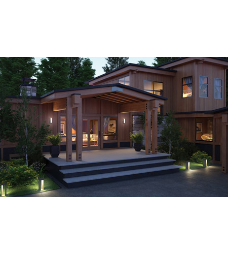 Tech Lighting 700OWCOS83012YZUNVSLF Cosmo LED 12 inch Bronze Outdoor Wall Light TechOutdoor_Cosmo12Wall_SyntraPath_Bronze_Cabin.jpg