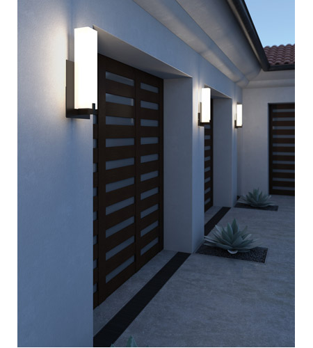 Tech Lighting 700OWCOS84018YHUNVSSP Cosmo LED 19 inch Charcoal Outdoor Wall Light TechOutdoor_Cosmo18_Bronze_Residential.jpg