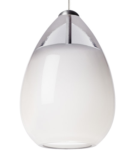 Tech Lighting 700FJALIWC-LEDS830 Alina LED 4 inch Chrome Low-Voltage Pendant Ceiling Light in White, FreeJack photo