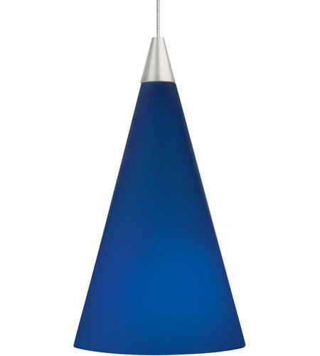 Tech Lighting Cone LED Low-Voltage Pendant in Satin Nickel 700FJCONPS-LED
