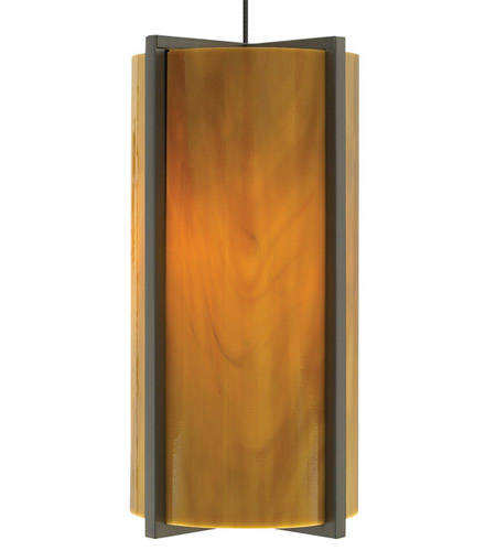 Tech Lighting 700MOESXAZ-LEDS830 Essex LED 5 inch Antique Bronze Low-Voltage Pendant Ceiling Light in Beach Amber, MonoRail