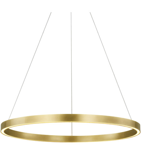 Tech Lighting 700FIA30BR-LED930 Fiama LED 30 inch Plated Brass Chandelier Ceiling Light