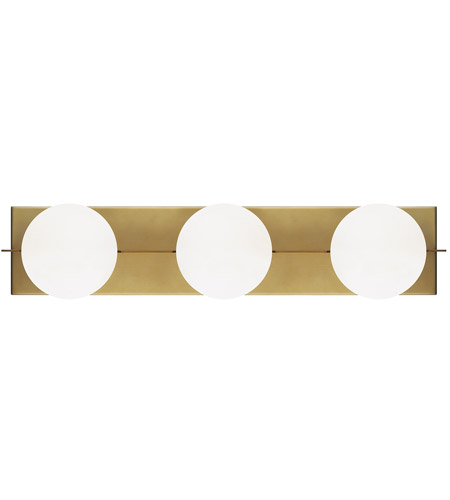 Tech Lighting 700BCOBL3R Sean Lavin Orbel LED 24 inch Aged Brass Bath Light Wall Light in Incandescent photo