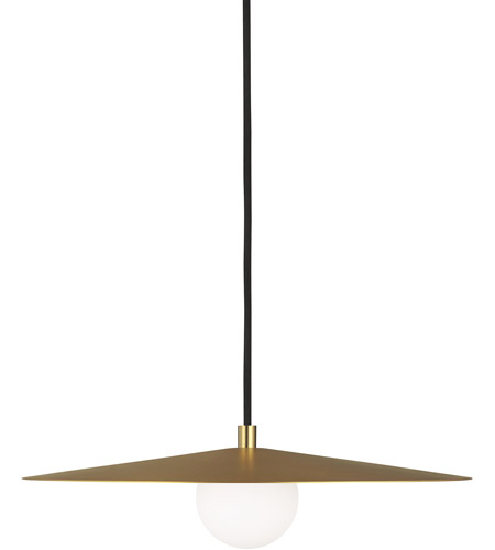 Tech Lighting 700TDPRLR Sean Lavin Pirlo LED 22 inch Aged Brass Pendant Ceiling Light in Incandescent photo