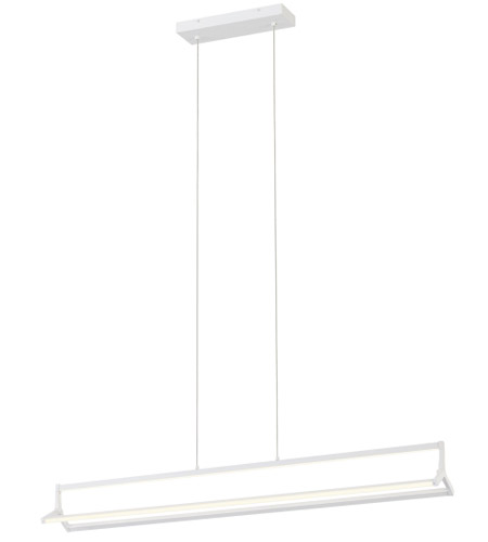Tech Lighting 700LSTMBW-LED930-277 Timbre LED 48 inch Matte White Linear Suspension Ceiling Light in 277V photo