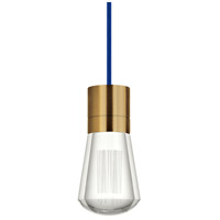 Tech Lighting 700TDALVPMC11UR-LED922 Alva LED 4 inch Aged Brass Pendant Ceiling Light photo thumbnail