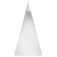 Tech Lighting 700FJCONWC-LEDS830 Cone LED 4 inch Chrome Low-Voltage Pendant Ceiling Light in White, FreeJack photo thumbnail