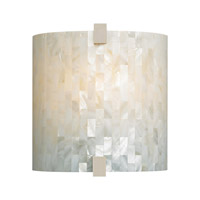 Tech Lighting 700WSESXPWS Essex 1 Light 4 inch Satin Nickel ADA Wall Sconce Wall Light in Halogen, White Shell thumb