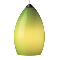 Tech Lighting 700MO2FIRFHS-LEDS830 Firefrost LED 5 inch Satin Nickel Low-Voltage Pendant Ceiling Light in Chartreuse, 2-Circuit MonoRail photo thumbnail
