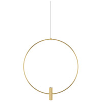 Tech Lighting 700MPLAY18NB-LED930 Sean Lavin Mini Layla LED 18 inch Natural Brass Pendant Ceiling Light in Monopoint thumb