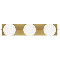 Tech Lighting 700BCOBL3R Sean Lavin Orbel LED 24 inch Aged Brass Bath Light Wall Light in Incandescent photo thumbnail