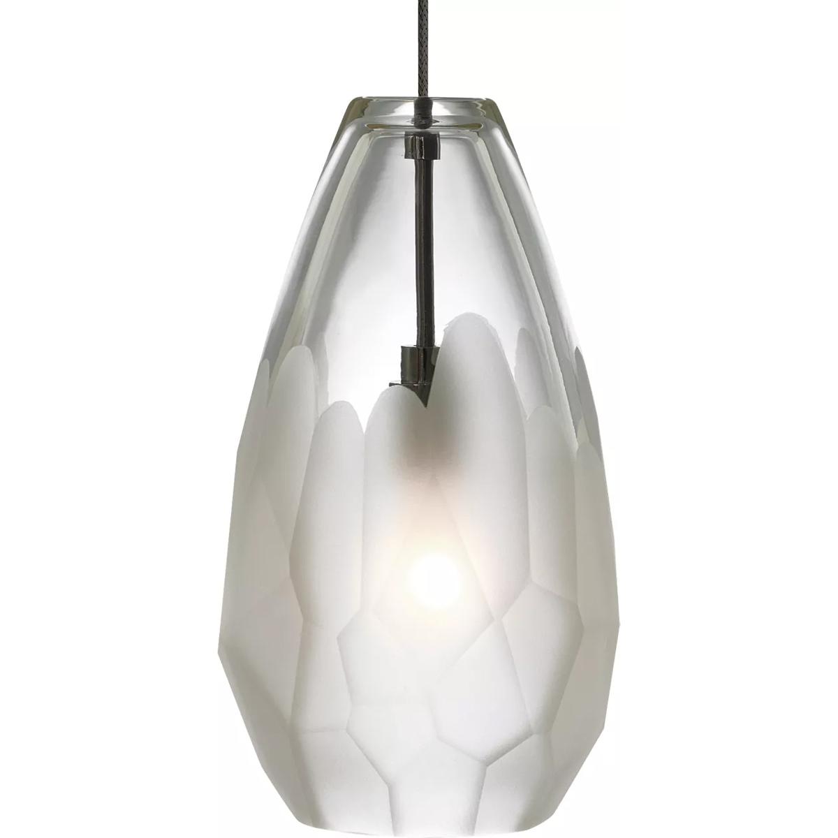 Visual Comfort Modern Collection 700FJBRLFZ Sean Lavin Briolette 1 Light 12 Antique Bronze Low-Voltage Pendant Ceiling Light in Incandescent, FreeJack