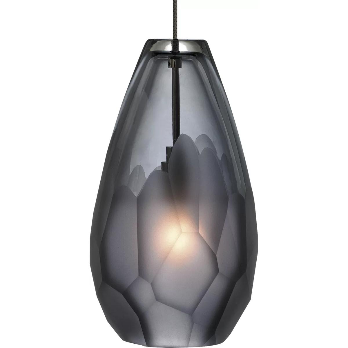 Visual Comfort Modern Collection 700FJBRLKZ Sean Lavin Briolette 1 Light 12 Antique Bronze Low-Voltage Pendant Ceiling Light in Incandescent, FreeJack