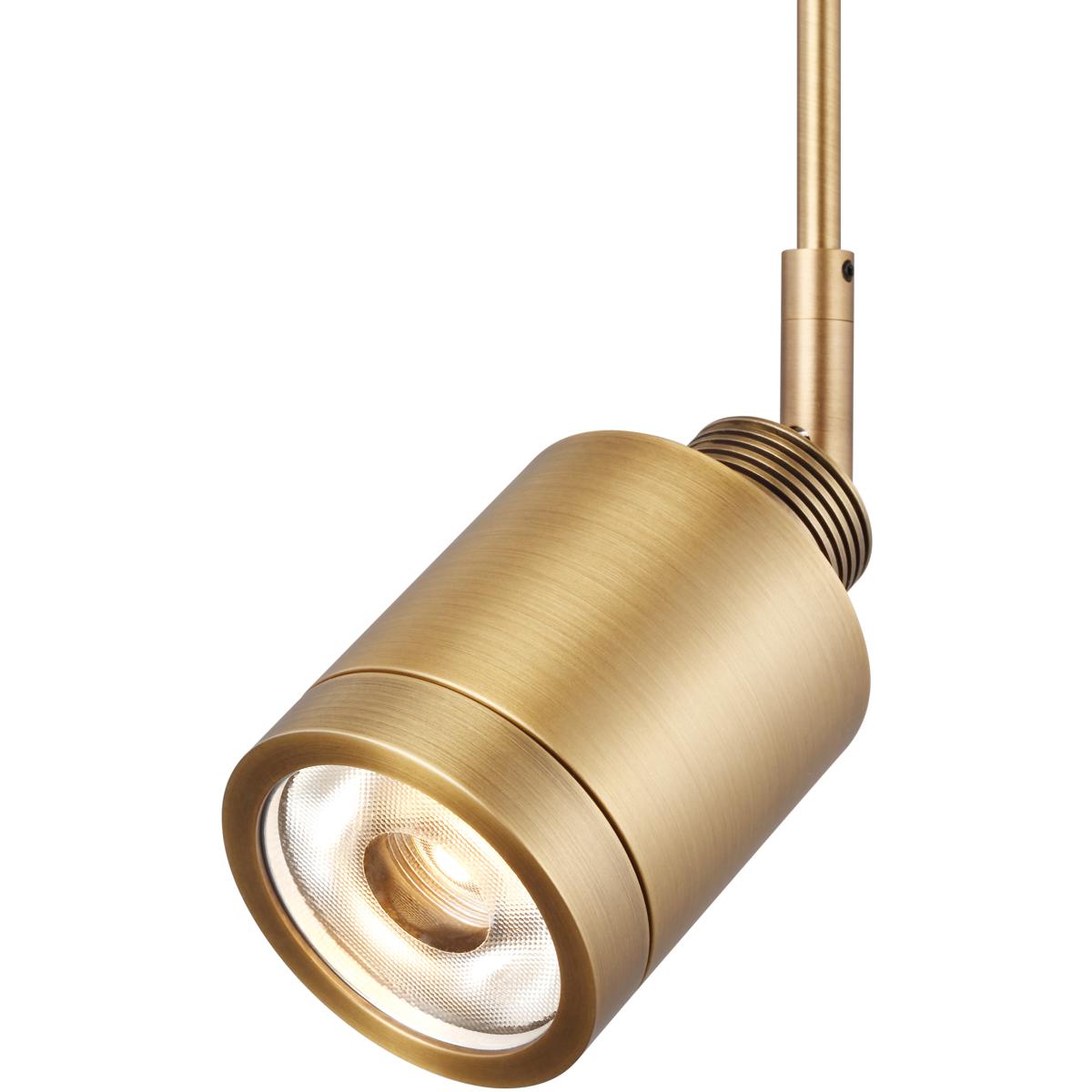 Visual Comfort Modern Collection 700FJTLML12NB-LED930 Sean Lavin Ace 1 Light Natural Brass Low-Voltage Head Ceiling Light in 12 inch, FreeJack