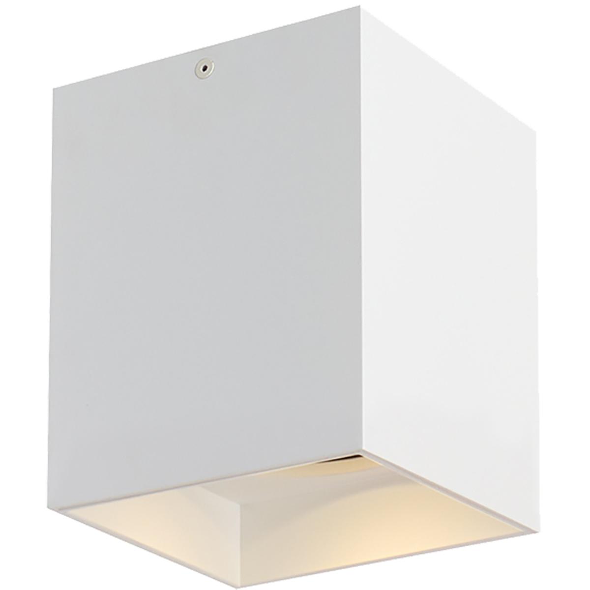Visual Comfort Modern Collection 700FMEXO620WW-LED927 Sean Lavin Exo LED 5.2 inch White Flush Mount Ceiling Light in LED 90 CRI 2700K, 20 Degree, Matt