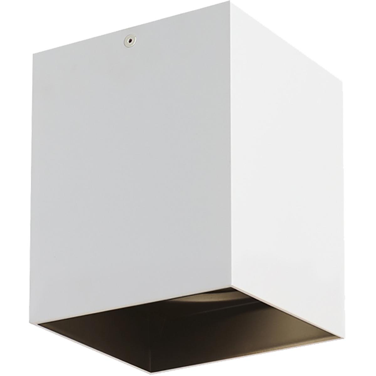 Visual Comfort Modern Collection 700FMEXO660WB-LED930 Sean Lavin Exo LED 5.2 inch Black Flush Mount Ceiling Light in LED 90 CRI 3000K, 60 Degree, Matt