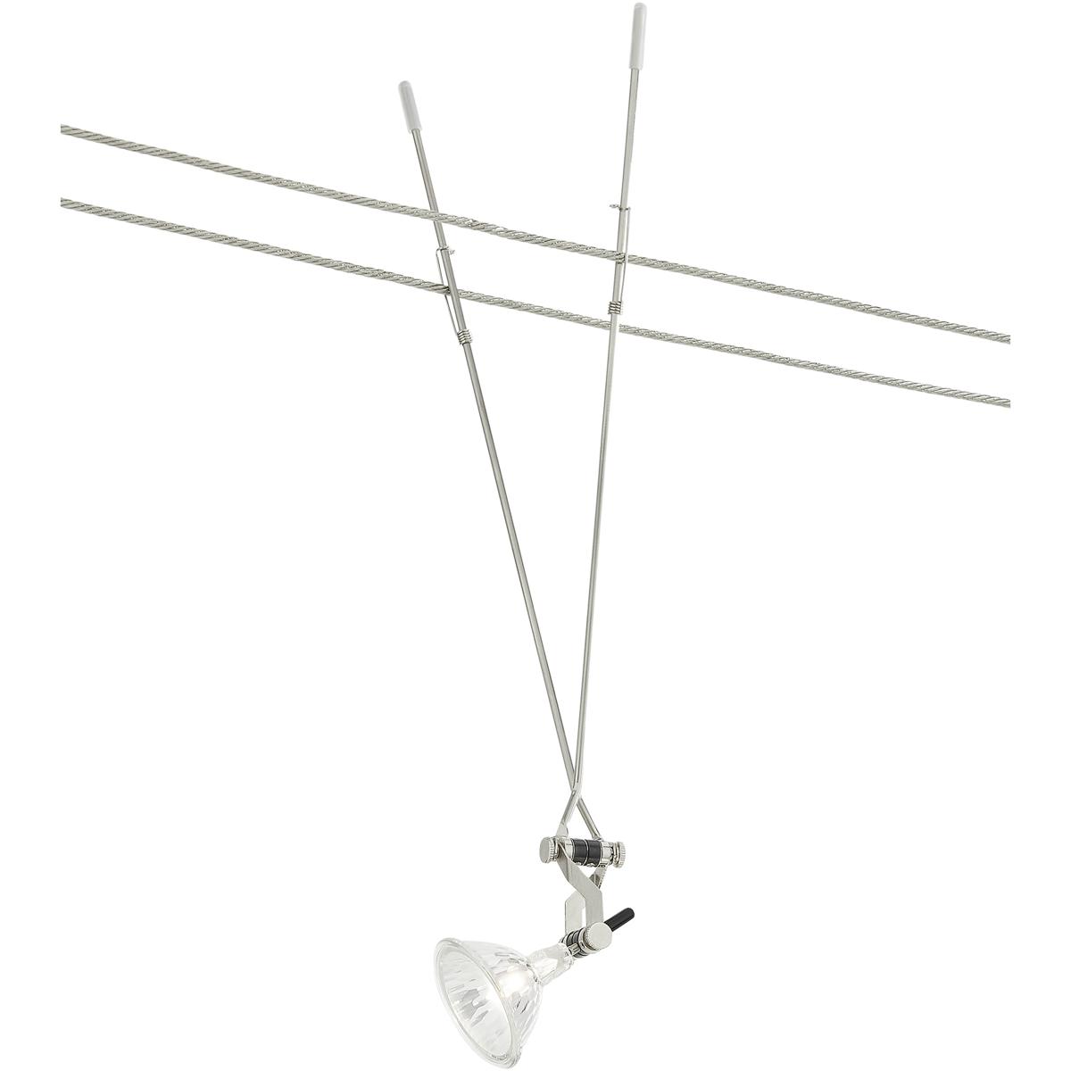 Visual Comfort Modern Collection 700KJAN12S K Jane 1 Light 12 Satin Nickel Low-Voltage Track Head Ceiling Light in 12 inch