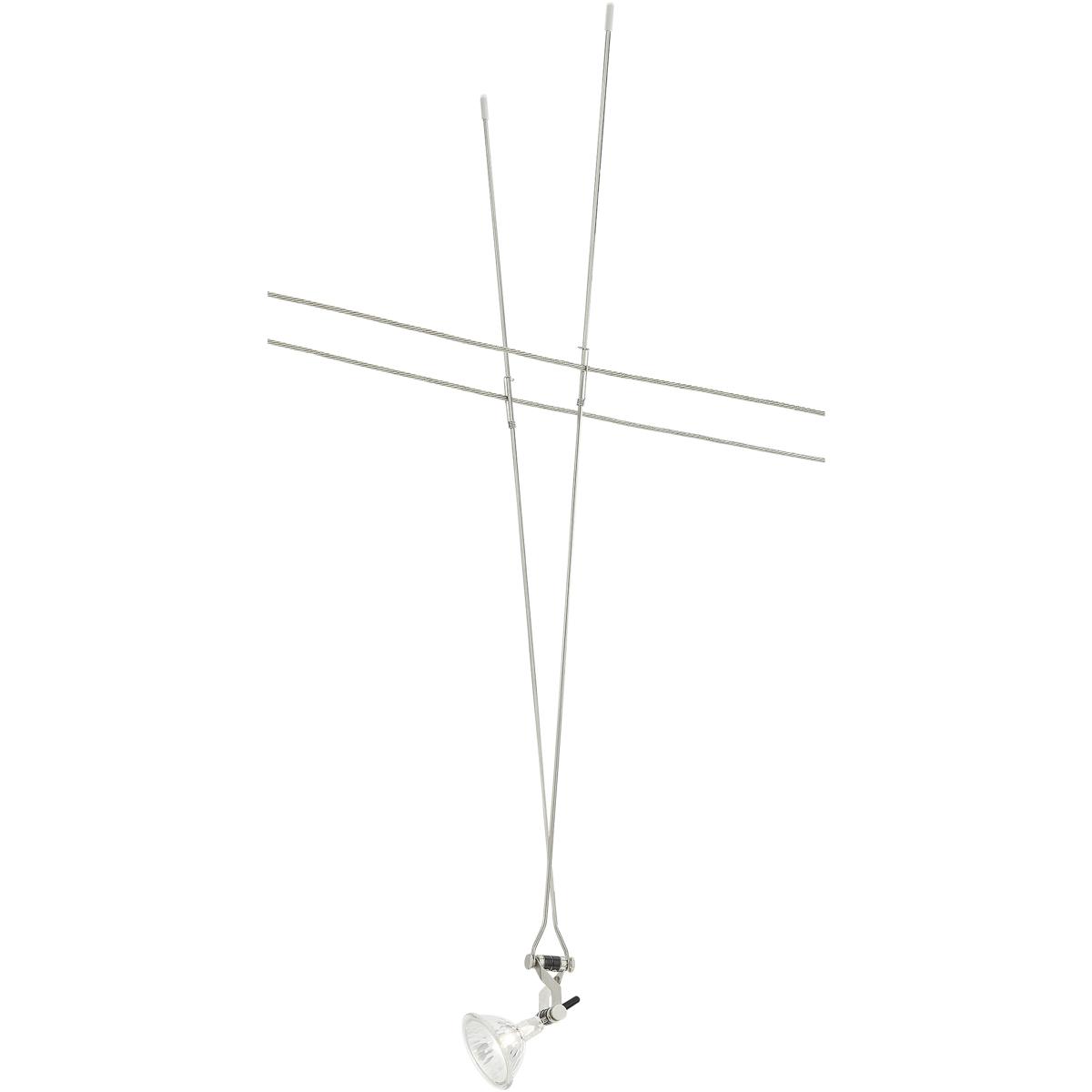 Visual Comfort Modern Collection 700KJAN24S K Jane 1 Light 12 Satin Nickel Low-Voltage Track Head Ceiling Light in 24 inch