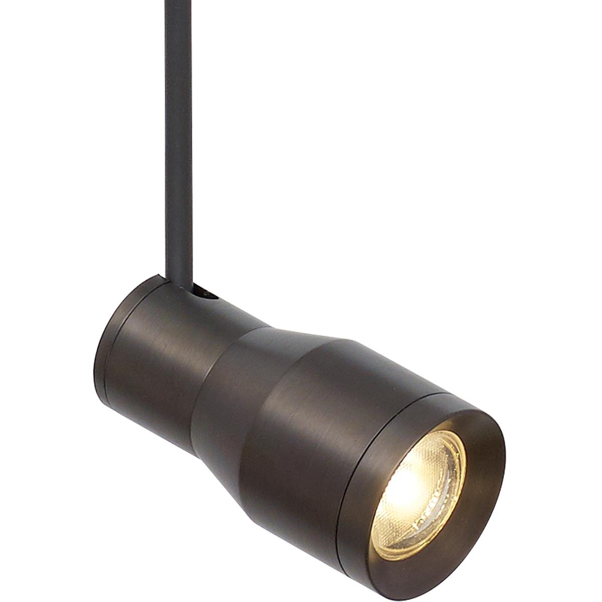 Visual Comfort Modern Collection 700MOACE927405Z Sean Lavin Ace 12 Antique Bronze Low-Voltage Track Head Ceiling Light in 2700K, MonoRail, Integrated