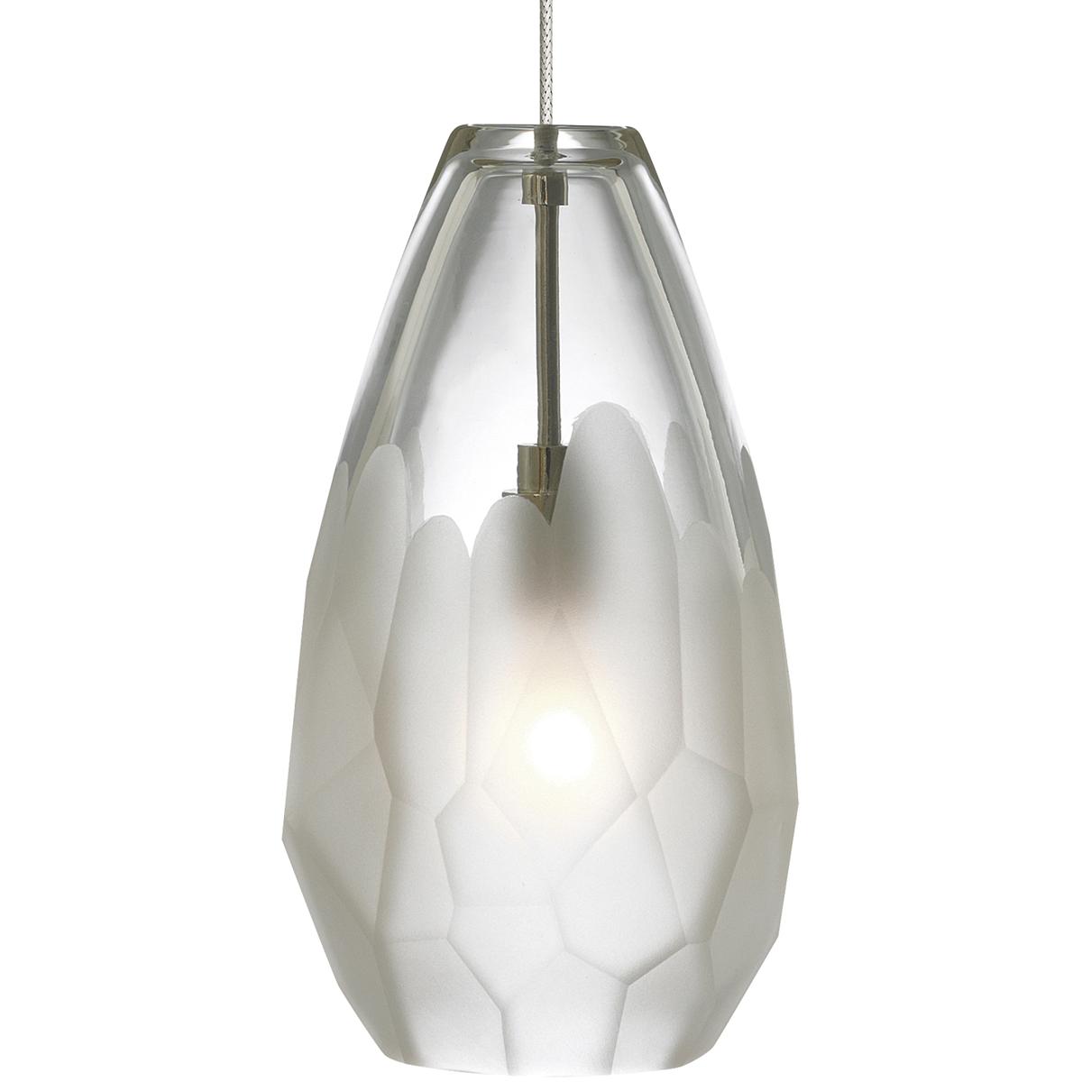 Visual Comfort Modern Collection 700MOBRLFZ-LEDS930 Sean Lavin Briolette 1 Light 12 Antique Bronze Low-Voltage Pendant Ceiling Light in MonoRail, LED