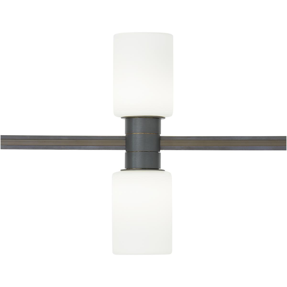 Visual Comfort Modern Collection 700MOCYLVZ-LED930 Sean Lavin Modern Antique Bronze Low-Voltage Track Head Ceiling Light, Integrated LED