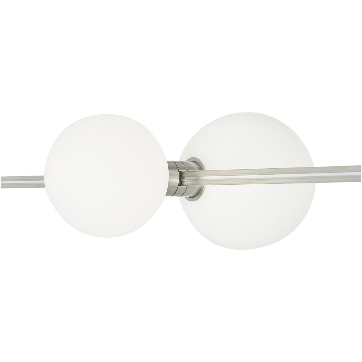 Visual Comfort Modern Collection 700MOORBSHS-LED930 Sean Lavin Orbs Satin Nickel Low-Voltage Track Head Ceiling Light, Integrated LED