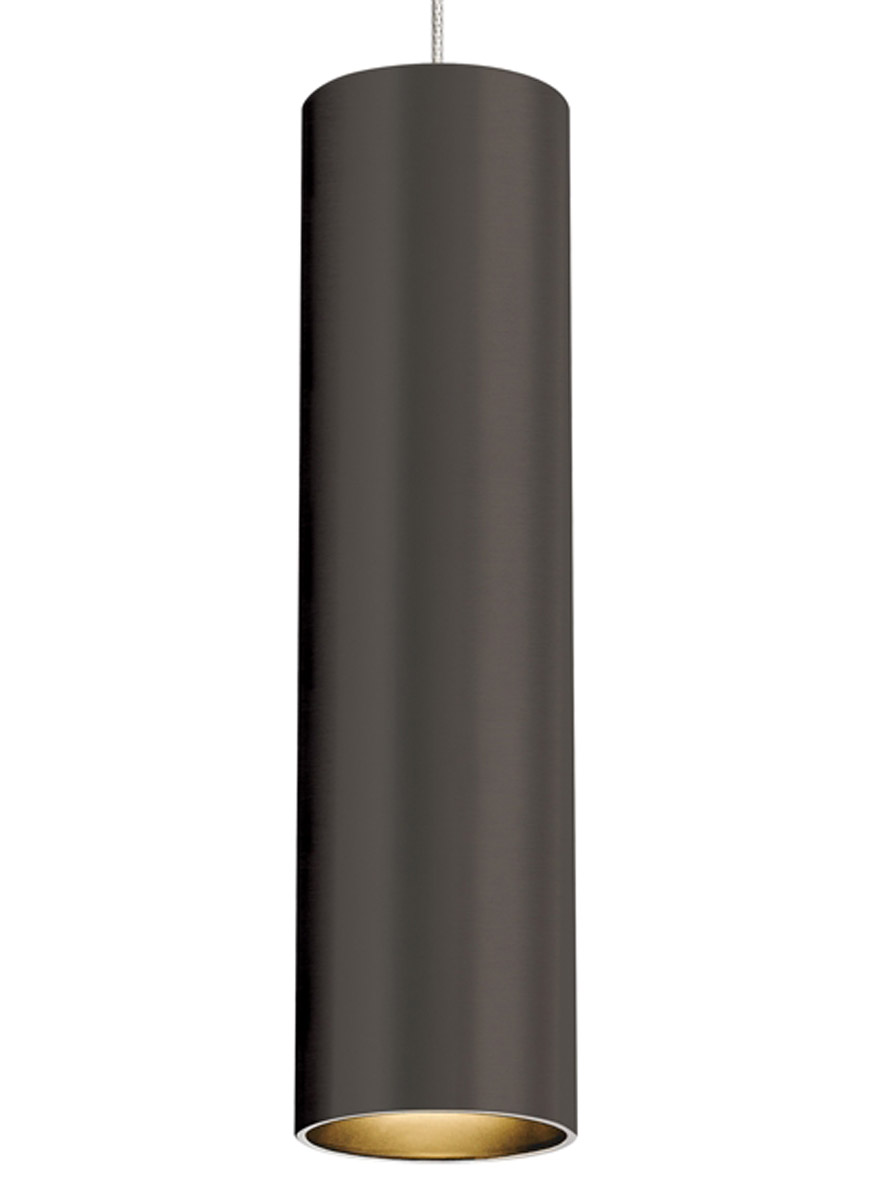Visual Comfort Modern Collection 700FJPPRWS-LED930 Piper LED 3 inch White and Satin Nickel Pendant Ceiling Light