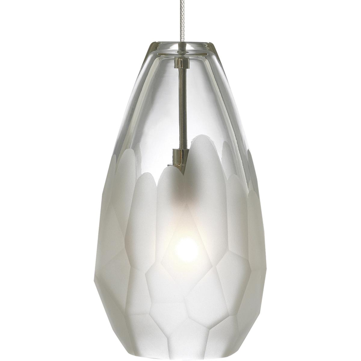 Visual Comfort Modern Collection 700MPBRLFZ-LEDS930 Sean Lavin Briolette 1 Light 120 Antique Bronze Low-Voltage Pendant Ceiling Light in Monopoint, LE
