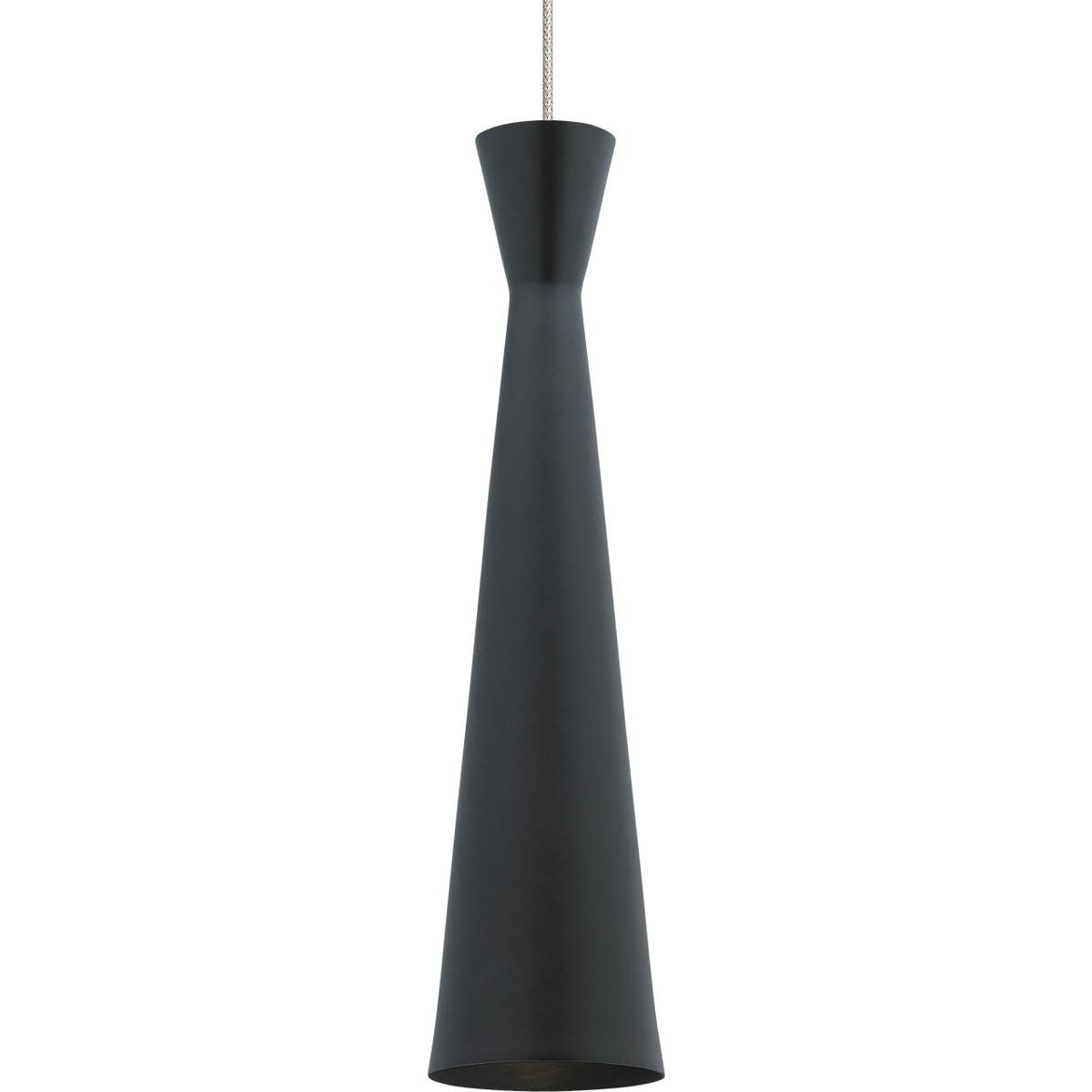 Visual Comfort Modern Collection 700MPWDSBS Sean Lavin Windsor 1 Light 120 Satin Nickel Low-Voltage Pendant Ceiling Light in Incandescent, Black, Mono