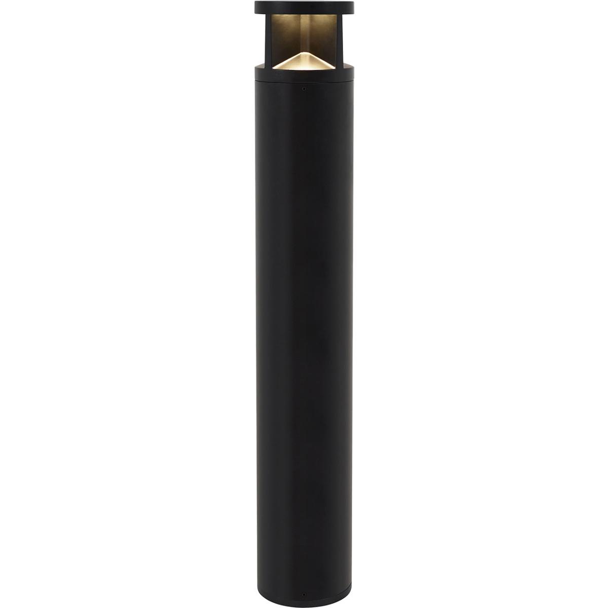 Visual Comfort Modern Collection 700OBARK283036BUNVGC Sean Lavin Arkay Two 120 24.2 watt Black Outdoor Bollard in LED 80 CRI 3000K, GFCI, Integrated L