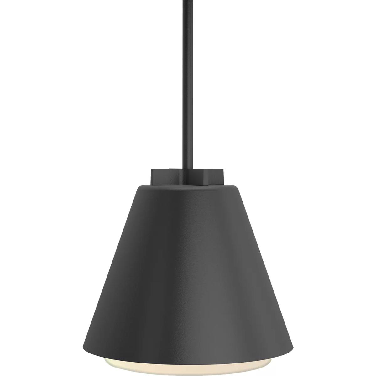 Visual Comfort Modern Collection 700OPBOW93012HUNV Sean Lavin Bowman LED 12.6 inch Charcoal Outdoor Pendant in LED 90 CRI 3000K, Integrated LED