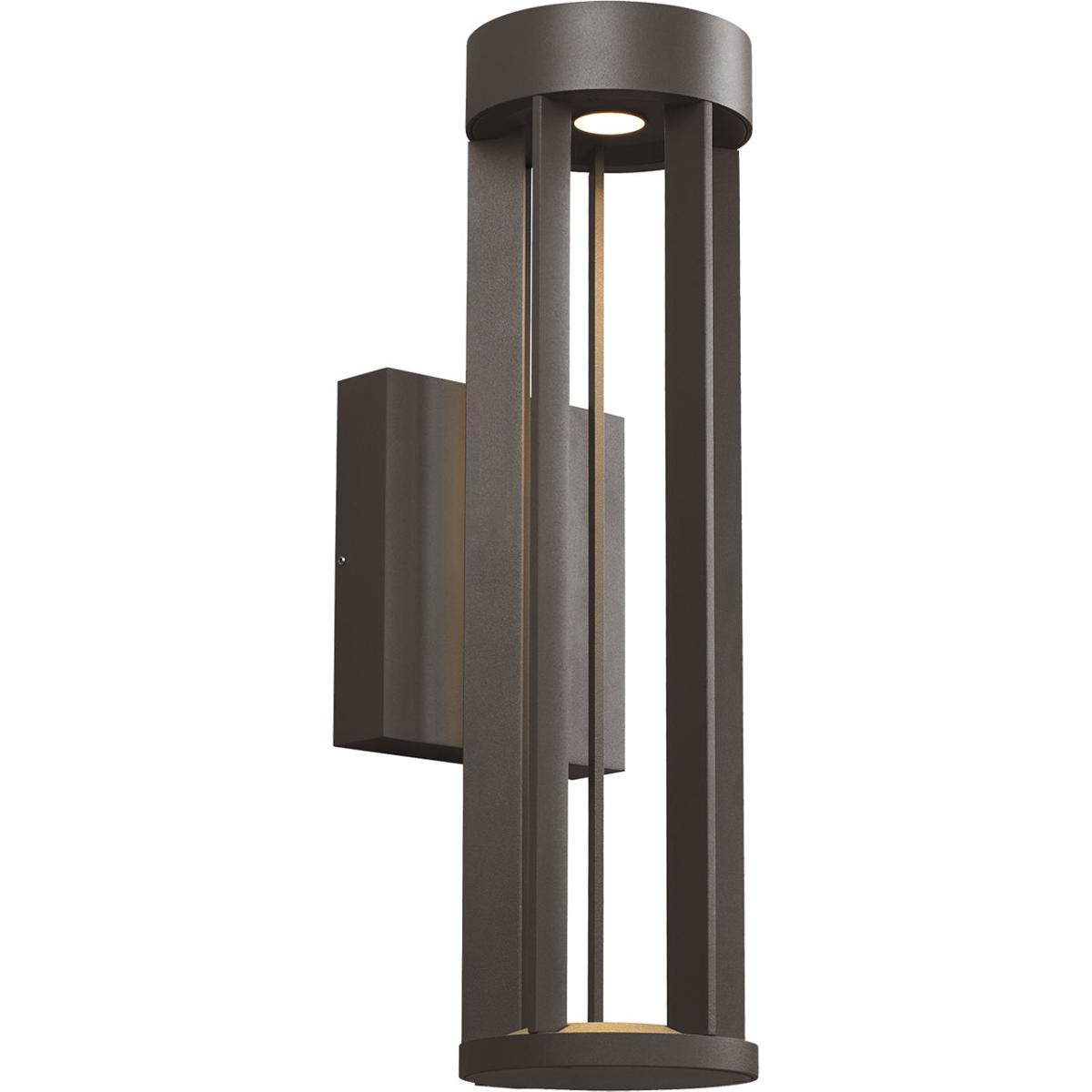 Visual Comfort Modern Collection 700OWTUR84018CBUNVS Sean Lavin Turbo LED 18 inch Black Outdoor Wall Light in LED 80 CRI 4000K, No Options, Integrated