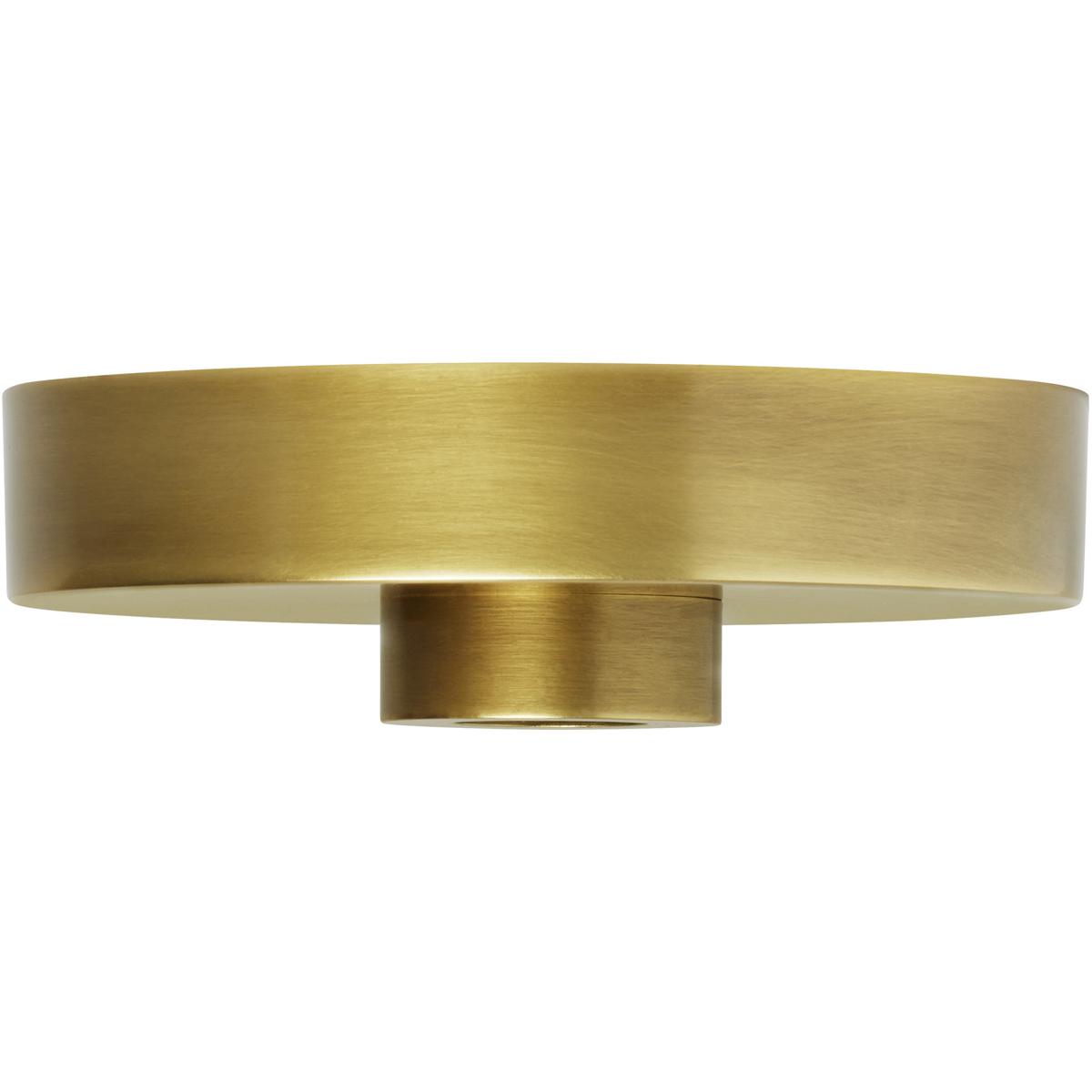 Visual Comfort Modern Collection 700SHLCNPY5BR Sean Lavin Modern Plated Brass Line-Voltage Shallow Canopy