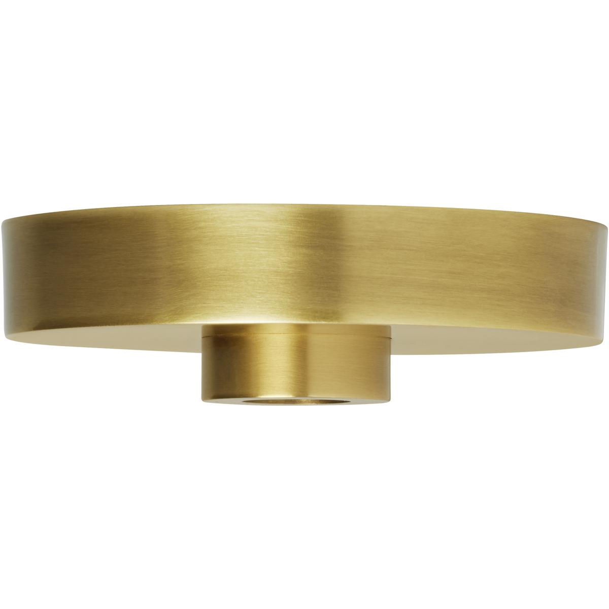 Visual Comfort Modern Collection 700SHLCNPY5NB Sean Lavin Modern Natural Brass Line-Voltage Shallow Canopy