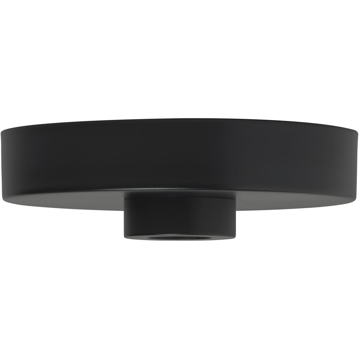 Visual Comfort Modern Collection 700SHLCNPY5NBK Sean Lavin Modern Nightshade Black Line-Voltage Shallow Canopy