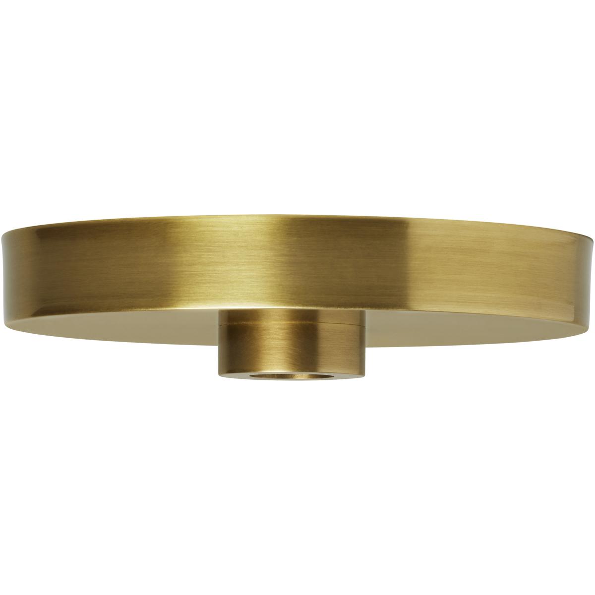 Visual Comfort Modern Collection 700SHLCNPY6BR Sean Lavin Modern Plated Brass Line-Voltage Shallow Canopy