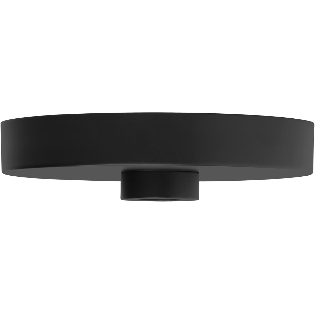 Visual Comfort Modern Collection 700SHLCNPY6NBK Sean Lavin Modern Nightshade Black Line-Voltage Shallow Canopy