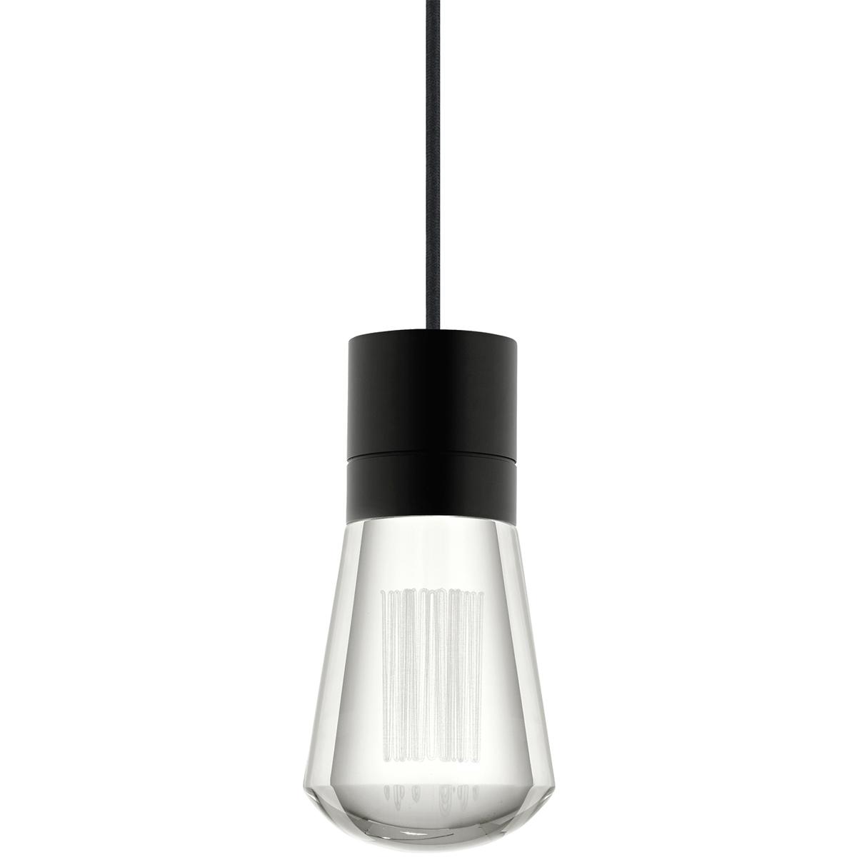Visual Comfort Modern Collection 700TDALVPMCBB-LED930 Sean Lavin Alva LED 3.6 inch Black Pendant Ceiling Light in LED 90 CRI 3000K, Black Cord, 1, Int