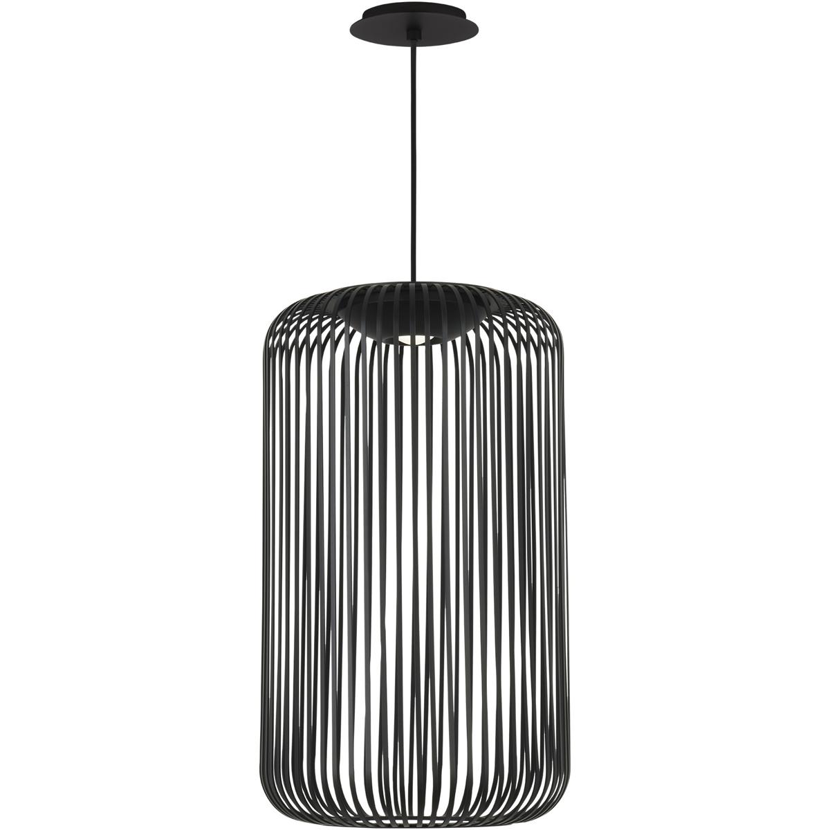 Visual Comfort Modern Collection 700TDKAI1BLED930 Sean Lavin Kai LED 12 inch Nightshade Black Pendant Ceiling Light Integrated LED