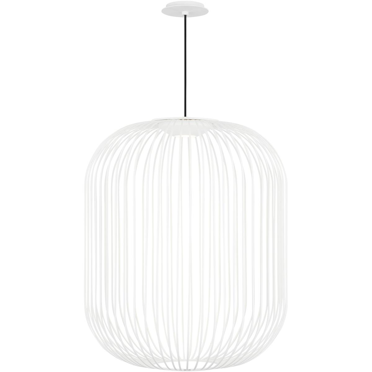 Visual Comfort Modern Collection 700TDKAI2WLED930 Sean Lavin Kai LED 225 inch Matte White Pendant Ceiling Light Integrated LED
