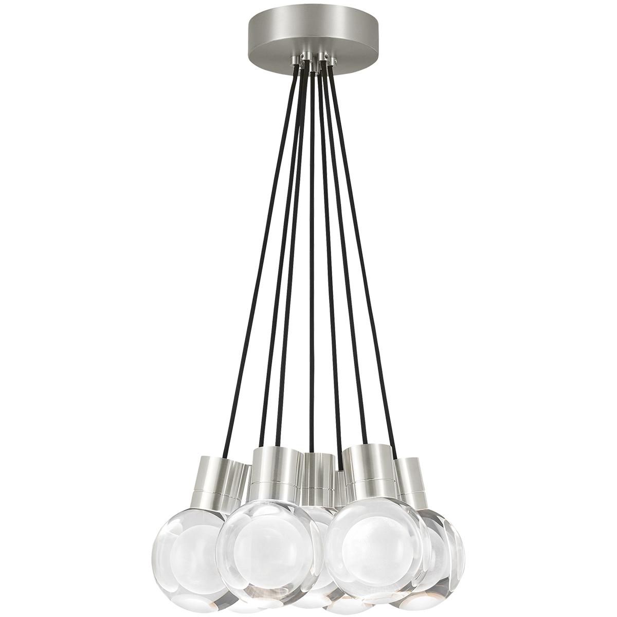 Visual Comfort Modern Collection 700TDMINAP7CBS-LED927 Sean Lavin Mina LED 14 inch Satin Nickel Pendant Ceiling Light