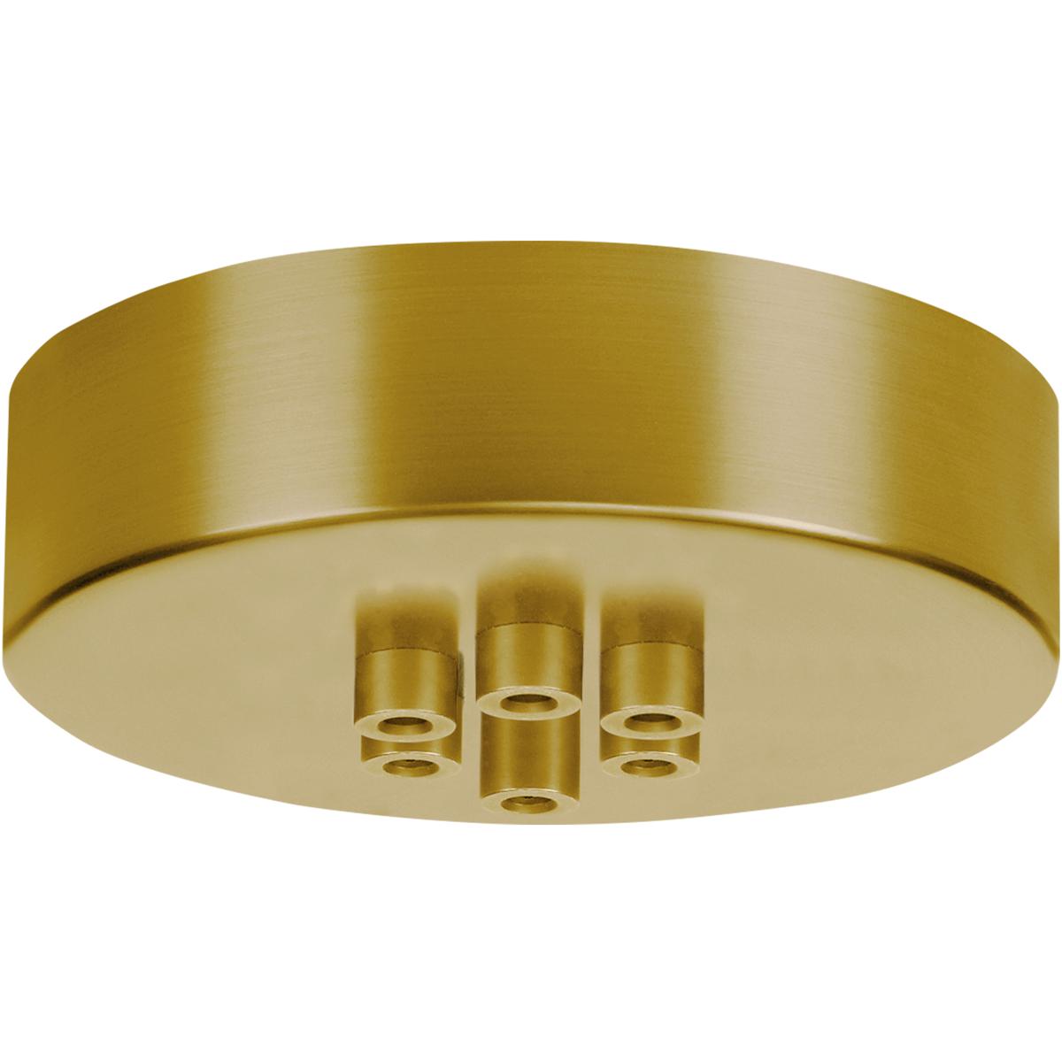 Visual Comfort Modern Collection 700TDMRD7TNB Line Voltage Mini Canopy Natural Brass Line-Voltage Mini Canopy