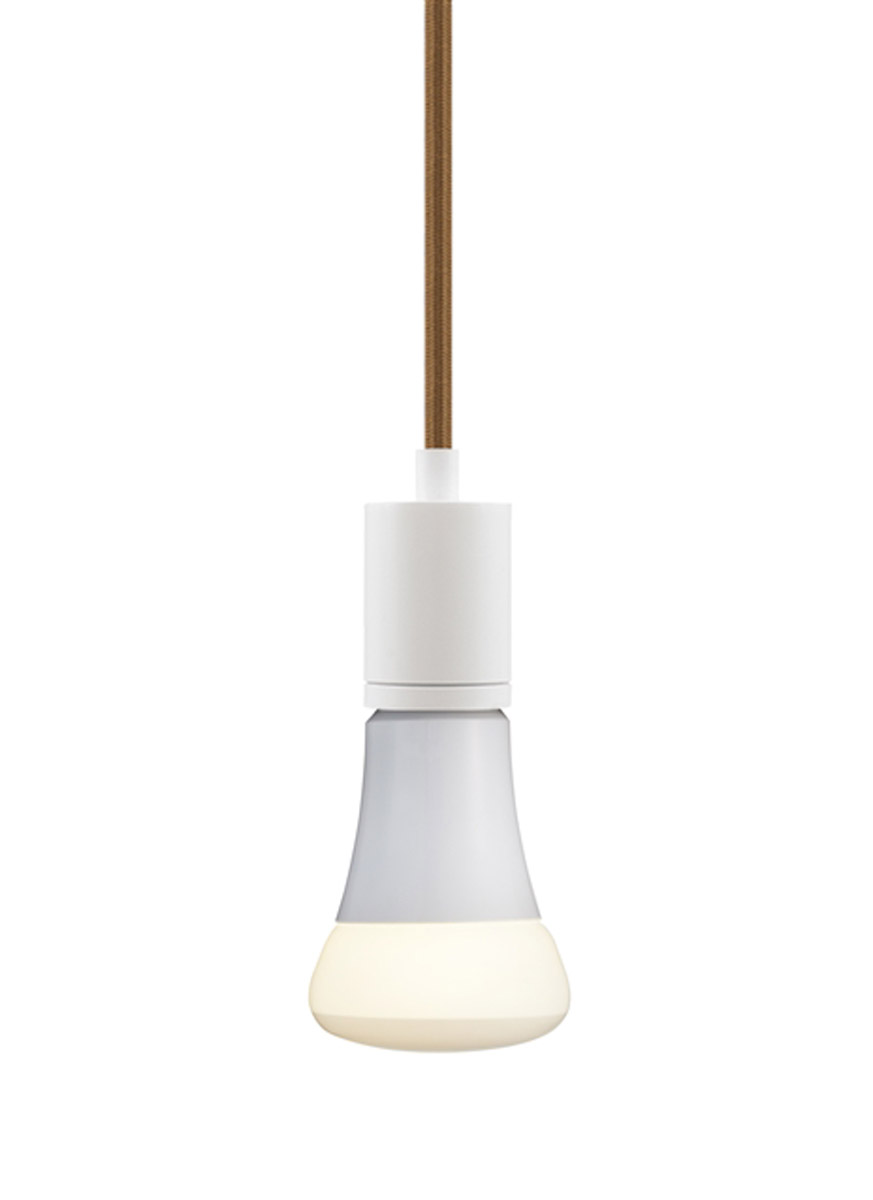 Visual Comfort Modern Collection 700TDSOCOPM16NW Soco 1 Light 1.68 inch White Pendant Ceiling Light