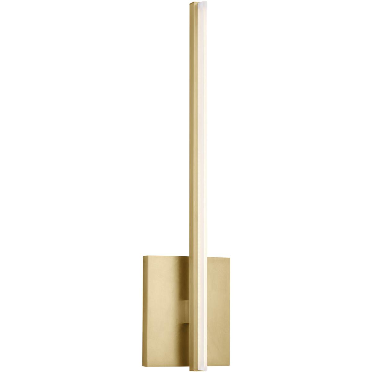 Visual Comfort Modern Collection 700WSKNWNB-LED930 Sean Lavin Kenway LED 2.1 inch Natural Brass ADA Wall Light in LED 90 CRI 3000K