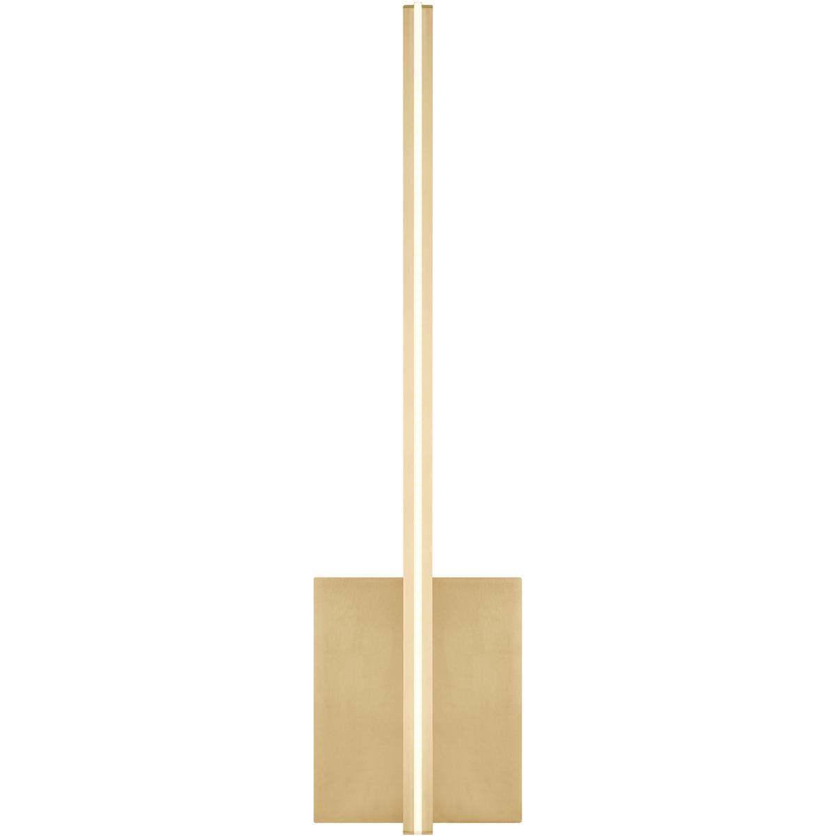 Visual Comfort Modern Collection 700WSKNWNB-LED930-277 Sean Lavin Kenway LED 2.1 inch Natural Brass ADA Wall Light in LED 90 CRI 3000K 277V