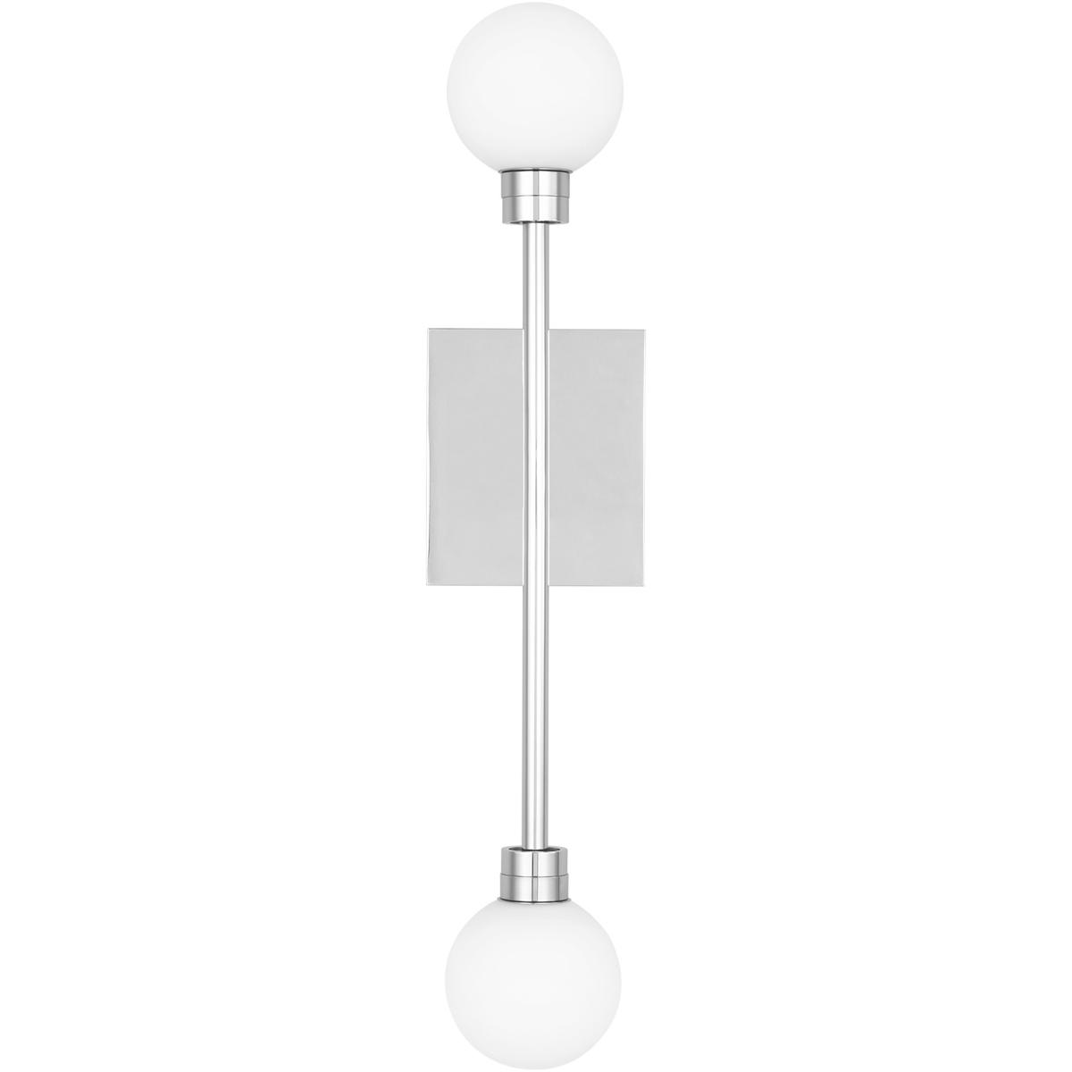 Visual Comfort Modern Collection 700WSMRAN-LED927-277 Sean Lavin Mara LED 3.7 inch Polished Nickel ADA Wall Sconce Wall Light in 277V
