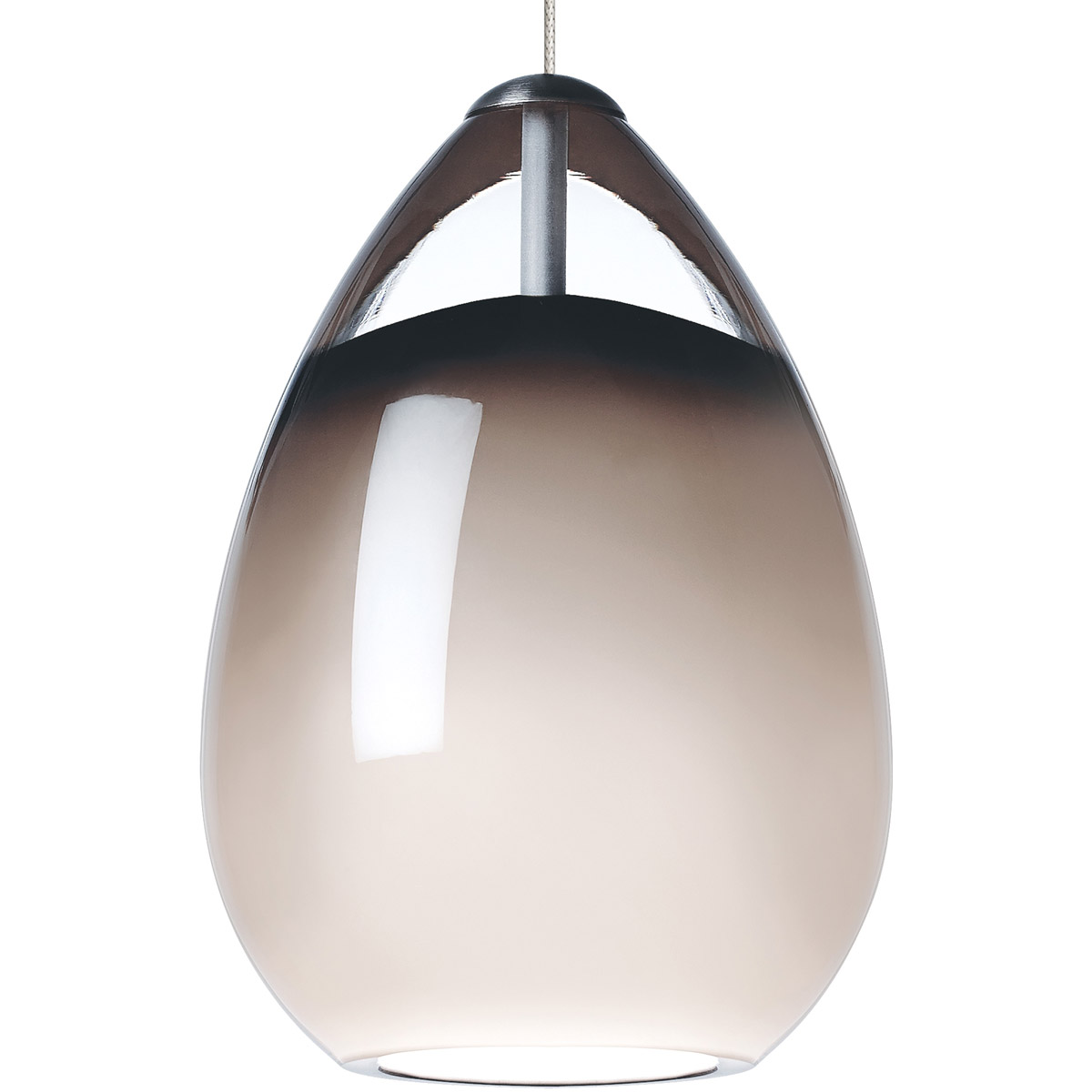 Visual Comfort Modern Collection 700MPALIKS-LEDS930 Sean Lavin Alina 1 Light 120 Satin Nickel Low-Voltage Pendant Ceiling Light in Monopoint, LED 90 C